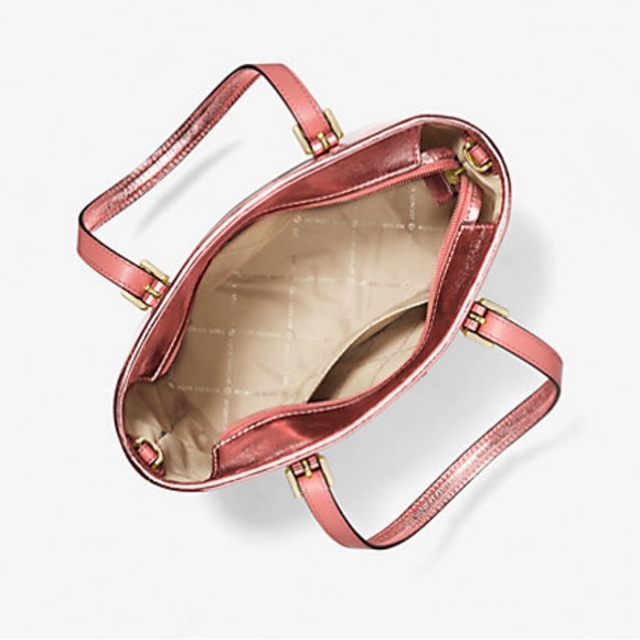 Michael Kors; Jet Set Travel Extra-Small Metallic
Top-Zip Tote Bag - Picture 2 of 6